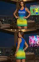 Vestido Brasil Degradê