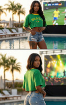 Cropped Oversized Brasil