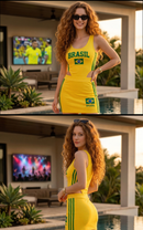 Conjunto Body + Saia Brasil.