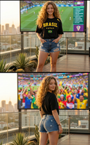 Camisetão Feminina Brasil