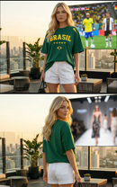 Camisetão Feminina Brasil